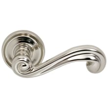 Passage Door Lever Set with 55 Style Handle and Round Rose