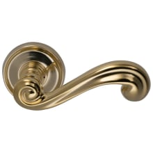 Passage Door Lever Set with 55 Style Handle and Round Rose