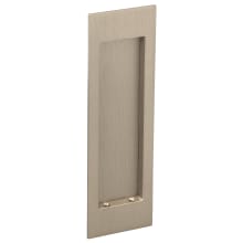Contemporary 7" Tall Rectangular Recessed Flush Sliding Door / Pocket Door Pull
