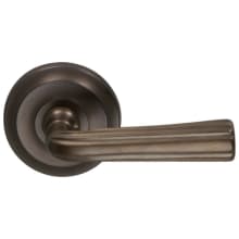 Privacy Door Lever Set with 706 Style Handle and Round Rose