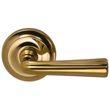 Non-Turning One-Sided Door Lever with 706 Style Handle and Round Rose