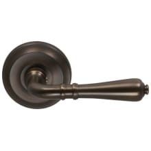 Privacy Door Lever Set with 752 Style Handle and Small Round Rose
