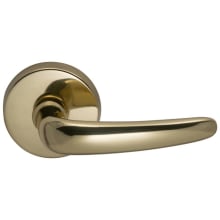 Privacy Door Lever Set with 762 Style Handle and Round Rose