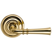 Non-Turning One-Sided Door Lever with Traditional Lever and Traditional Rose from the Prodigy Collection