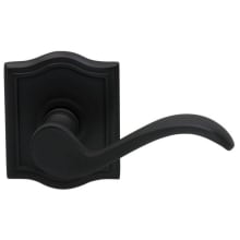 Privacy Door Lever Set with Wave Lever and Arched Rose from the Prodigy Collection