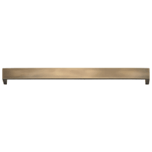 Ultima II 10" Center to Center Solid Brass Square Flat Cabinet Handle / Drawer Pull