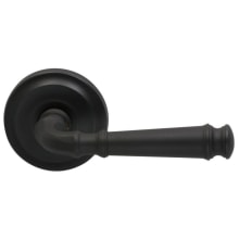 Passage Door Lever Set with 904 Style Handle and Round Rose