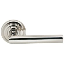 Non-Turning One-Sided Door Lever with Modern Lever and Traditional Rose from the Prodigy Collection