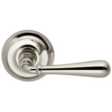 Passage Door Lever Set with 918 Style Handle and Round Rose