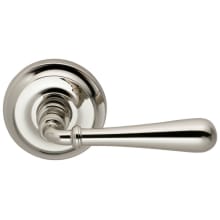 Non-Turning One-Sided Door Lever with 918 Style Handle and Round Rose