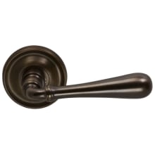 Passage Door Lever Set with 918 Style Handle and Round Rose