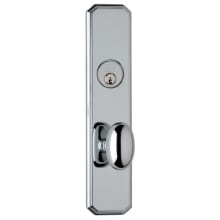 Double Cylinder Keyed Entry Mortise Handleset with Egg Knob