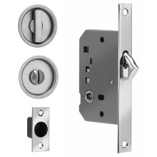Round Privacy Pocket Door Mortise Lock
