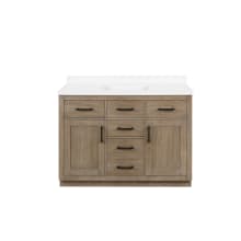 Bailey 48" Free Standing Single Basin Vanity Set with Cabinet and Quartz Vanity Top