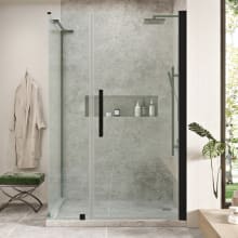Endless 72" High x 40-1/2" Wide x 30-1/2" Deep Hinged Semi Frameless Shower Enclosure with Clear Glass
