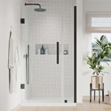 Endless 72" High x 32" Wide Hinged Semi Frameless Shower Enclosure with Clear Glass