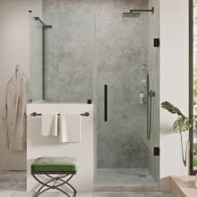 Endless 72" High x 59-13/16" Wide x 31-1/8" Deep Hinged Semi Frameless Shower Enclosure with Clear Glass
