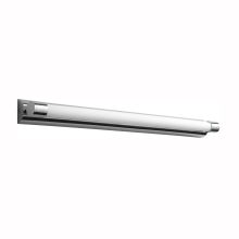 Skyline 36" Wide ADA 1 Light Reversible Mount Fluorescent Bath Bar with Acrylic Cylinder Shade