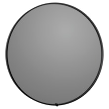 Avior 30" Diameter Modern Circular Aluminum Framed Bathroom Wall Mirror