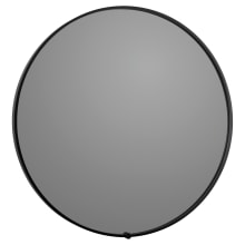 Avior 36" Diameter Modern Circular Aluminum Framed Bathroom Wall Mirror
