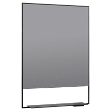 Castore 32" x 20" Rectangular Aluminum Framed Bathroom Wall Mirror