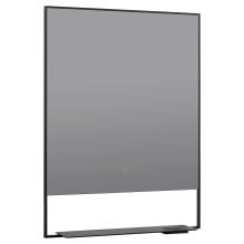 Castore 32" x 24" Rectangular Aluminum Framed Bathroom Wall Mirror