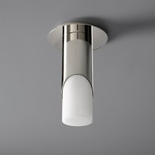 Ellipse Single Light 6" Wide Integrated LED Flush Mount Ceiling Fixture with 2-3/4" Diameter Diffuser