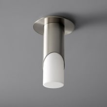 Ellipse Single Light 6" Wide Integrated LED Flush Mount Ceiling Fixture with 2-3/4" Diameter Diffuser