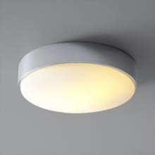 Single Light 14" Wide Integrated LED Flush Mount Bowl Ceiling Fixture