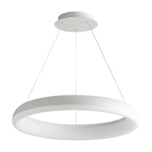 Roswell 24" Wide LED Ring Chandelier
