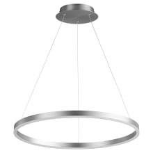 Circulo 24" Wide LED Ring Chandelier