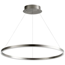 Circulo 32" Wide LED Ring Chandelier