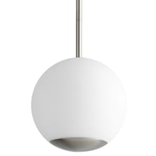 Terra 10" Wide LED Mini Pendant with Frosted Glass Shade
