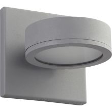 Ceres 5" Tall 1 Light Outdoor LED Wall Sconce with Frosted Glass Diffuser