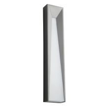 Calypso 22" Tall 2 Light ADA Single Outdoor LED Wall Sconce with Polycarbonate Diffuser