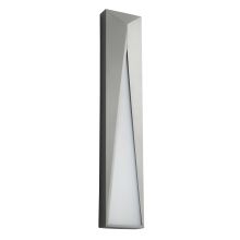 Elif 22" Tall 2 Light ADA Single Outdoor LED Wall Sconce with Polycarbonate Lens