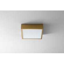 Single Light 10-1/4" Wide Integrated LED Flush Mount Square Ceiling Fixture