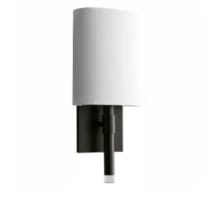 Beacon 17" Tall ADA Single Light Fluorescent Bathroom Sconce with Acrylic Half Cylinder Shade