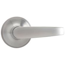 Single Cylinder Solid Brass Entry Door Lever Set from the Olympic Collection