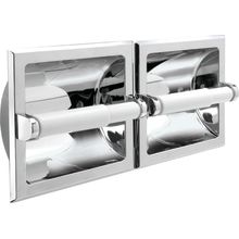 Twin Recessed Tissue Paper Holder from the Corona Collection