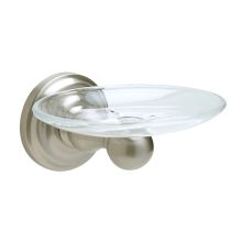 Die-Cast Zinc Soap Holder with Acrylic Dish from the Ventura Collection