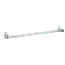 18" Aluminum Square Towel Bar with Die-Cast Zinc Mounting Posts from the Edison Collection
