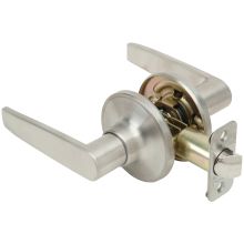 Single Cylinder Solid Brass Entry Door Lever Set from the Olympic Collection