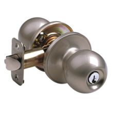 Solid Brass Privacy Door Knob Set from the Saturn Collection
