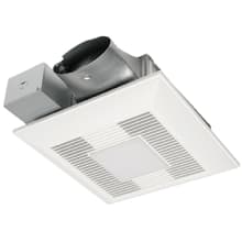 100 CFM 0.5 Sone Ceiling Mounted LED Lighted Exhaust Fan with Smart Flow Technology
