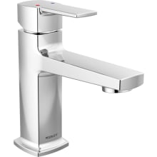 Ezra 0.5 GPM Single Hole Bathroom Faucet with Push Pop-Up Drain Assembly