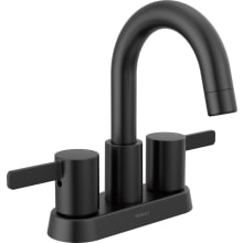 Precept 1 GPM Centerset Bathroom Faucet with Push pop-Up Drain Assembly