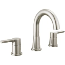Flute 1 GPM Widespread Bathroom Faucet with Pop-Up Drain Assembly