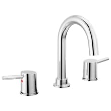 Precept Two Handle Widespread Bathroom Faucet with Pop-up Drain Assembly