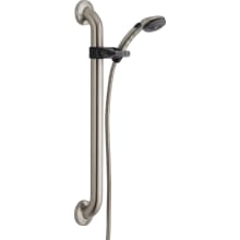 Choice 1.5 GPM Multi Function Hand Shower Package - Includes Slide Bar, Hose, and Wall Supply